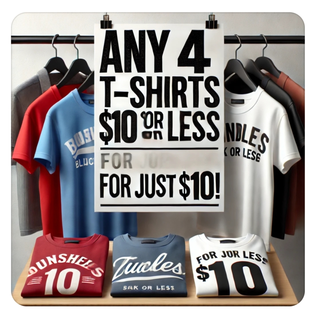 Casual Graphic T-Shirts Set